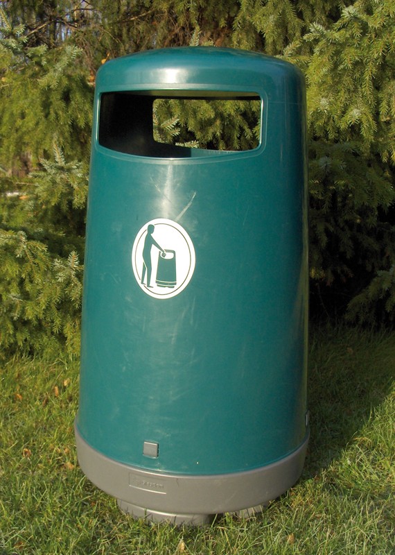 Grøn Topsy Miljøbox med brandsikrings plade