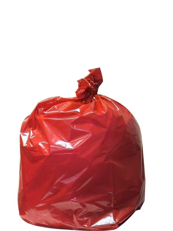 Affaldssække 60 L røde, løse